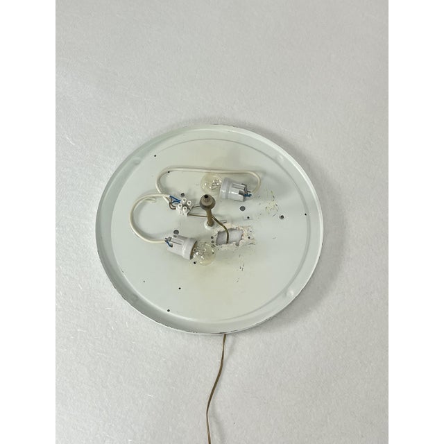Large Venetian 2-Light Murano Glass Ceiling Light, 1980s For Sale - Image 10 of 11
