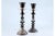 Modern Silver Candlesticks with Plain Sconces, Set of 2 For Sale - Image 3 of 11