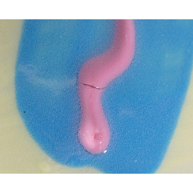 Ceramic Feltman Langer Postmodern Hand-Painted Ceramic Teapot For Sale - Image 7 of 8