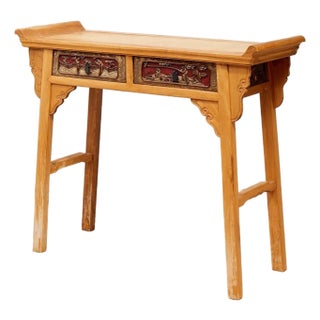 Vintage Asian Console Desk For Sale