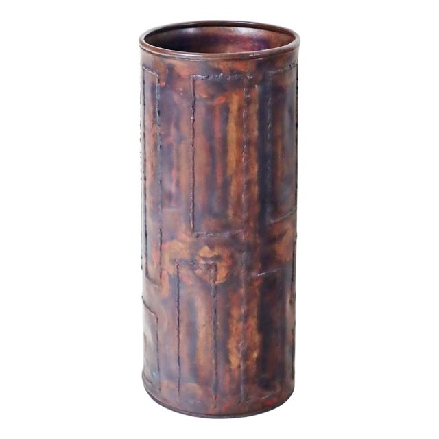 Copper Umbrella Stand, Germany, 1960s For Sale