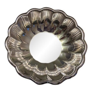Vintage Mint Mid-Century Reed & Barton "Holiday" 175 Minimalist Silverplate Bowl For Sale