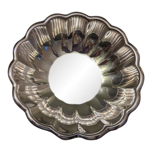 Vintage Mint Mid-Century Reed & Barton "Holiday" 175 Minimalist Silverplate Bowl For Sale