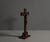 Brutalist Jesus Cross in Metal and Wood For Sale - Image 9 of 18