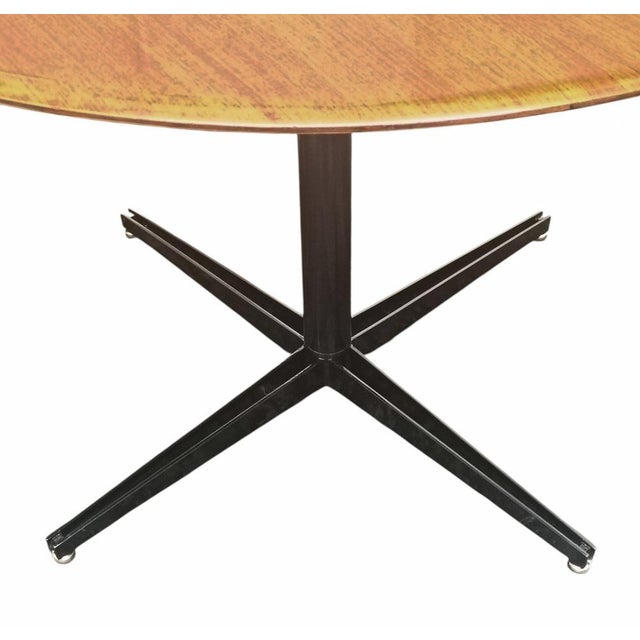 The T41 Round Table, designed by Osvaldo Borsani for Tecno. It is one of the most elegant and refined tables of 1950s...