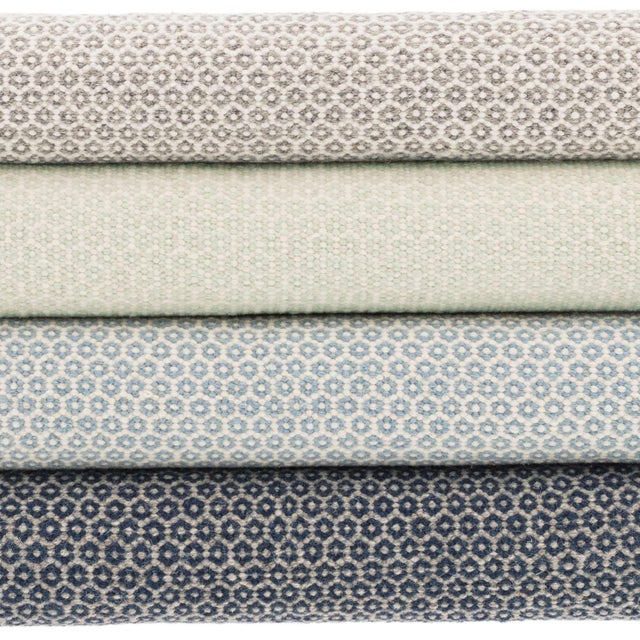 2020s Dash & Albert by Annie Selke Honeycomb Indigo/Grey Woven Wool Rug, 7' 6" x 9' 6" For Sale - Image 5 of 6