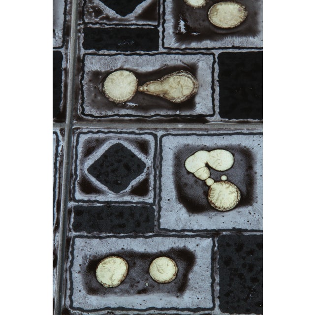 Danish Teak Coffee Table with Ceramic Tile Top, 1960s For Sale - Image 10 of 12