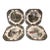 Vintage Mid-Century Modern Johnson Bros Friendly Village Square Plates - Set of 4 For Sale