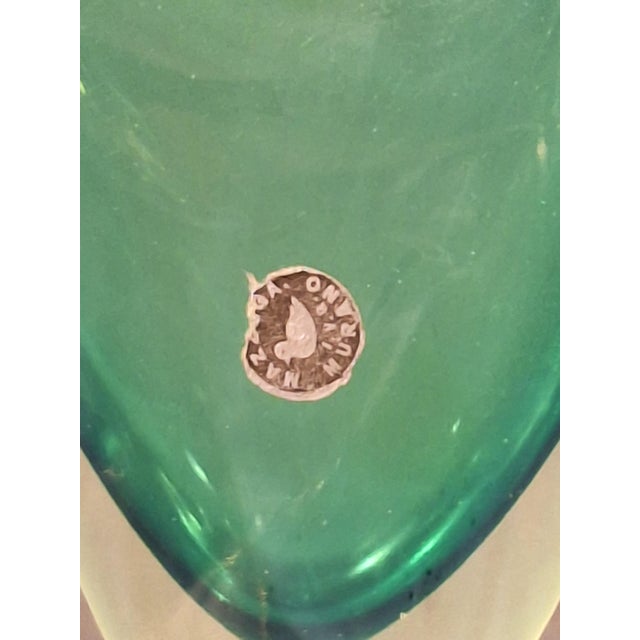 Glass Very Large Murano Vase from Mazzega, 1960s For Sale - Image 7 of 8