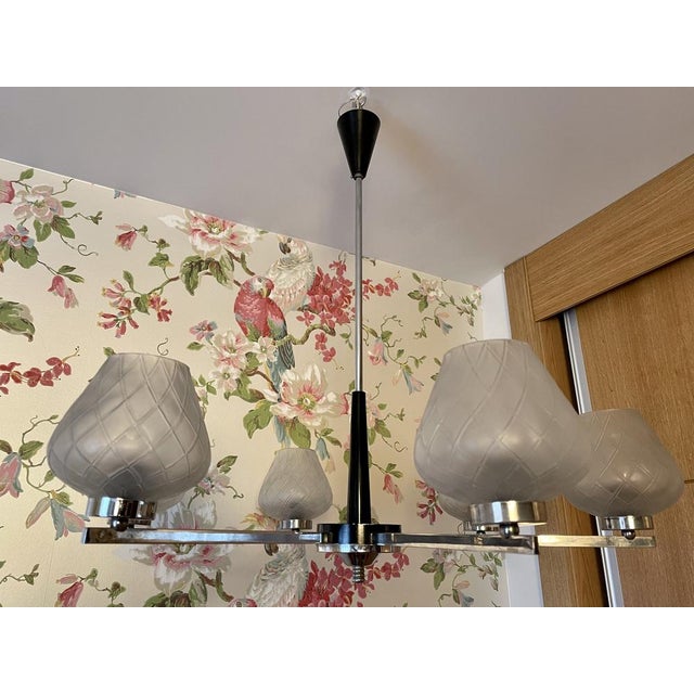 1950s Mid-Century Modern Pendant Lamp in Metal, 1950s For Sale - Image 5 of 18