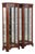 Pair Jasper Cherry 1 Door Glass Curio Display Cabinets For Sale
