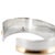 James Avery 14k Yellow Gold 925 Silver Sleek Central Gold Cuff Bangle Bracelet For Sale In Houston - Image 6 of 8