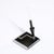 Plastic Art Deco Geometric Squared Base Chrome & Bakelite Fountain Pen Signed Esterbrook For Sale - Image 7 of 16