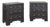 Pair, 19th Century Black Painted Swedish Gustavian Chest of Three Drawers For Sale