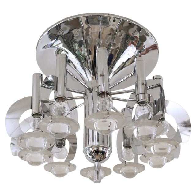 Ceiling Light by Gaetano Sciolari, 1970s For Sale