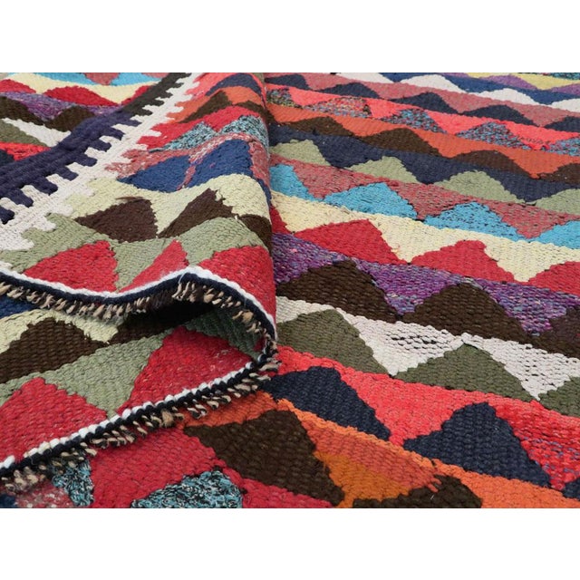 Galerie Shabab Collection Mid-20th Century Persian Flatweave Kilim Rug For Sale - Image 10 of 10