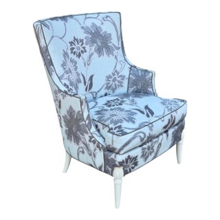 Hickory Chair Company Upholstered Slipper Chair For Sale