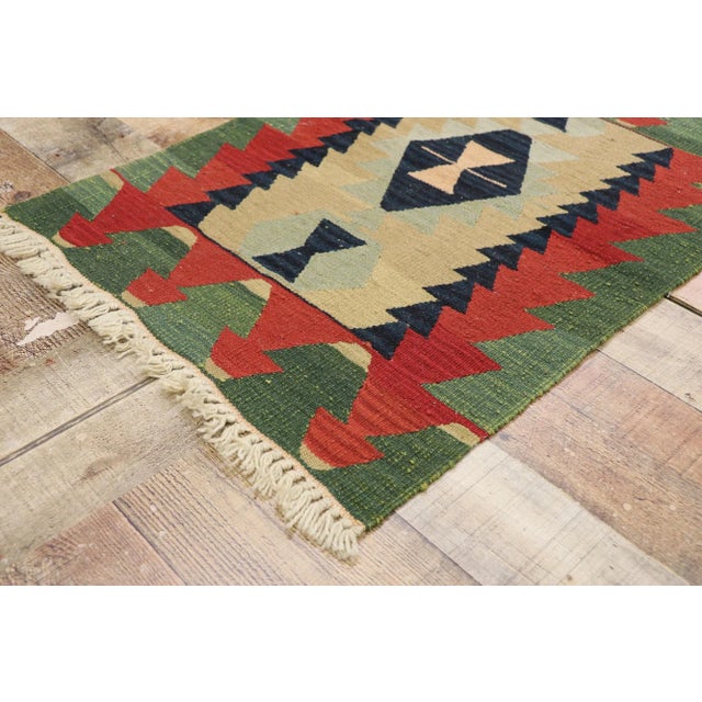 Vintage Persian Shiraz Kilim Rug - 02'00 X 02'10 For Sale In Dallas - Image 6 of 9