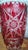 Large Cut Crystal Vase with Ruby ​​Red Overlay, Central Europe, 1950s For Sale - Image 4 of 10