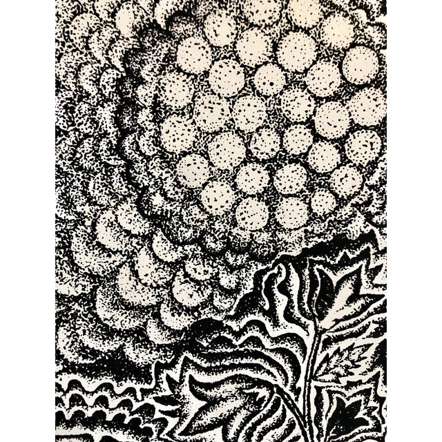 Modern Michail Grobman, Large Post Soviet Non Conformist Russian Israeli Volcano Lithograph Silkscreen For Sale - Image 3 of 8