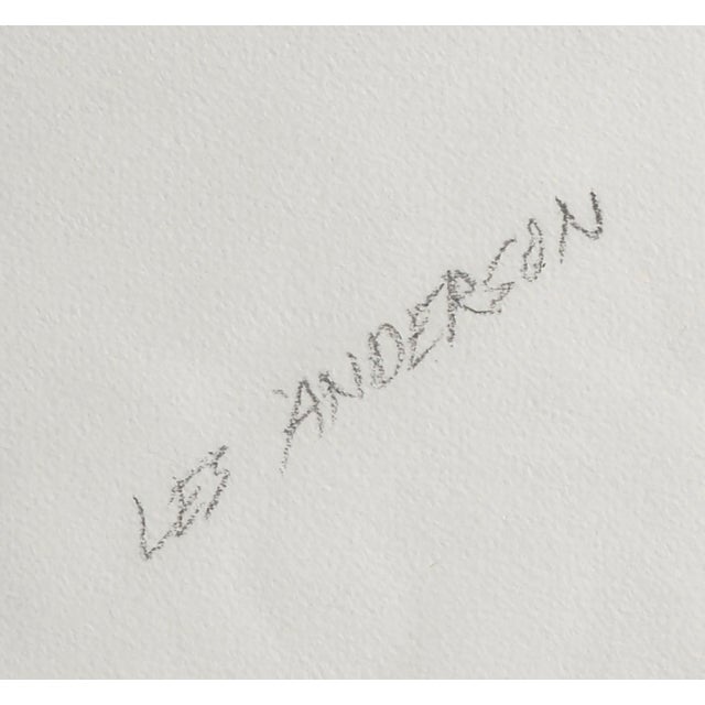 Paper Yellow, Purple & Red Abstract by Les Anderson For Sale - Image 7 of 8