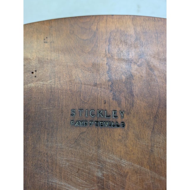 Vintage Mid-Century Stickley Cherry Valley Spindle Back Dining Chairs - Set of 6 (2 Arm, 4 Side) For Sale - Image 15 of 16