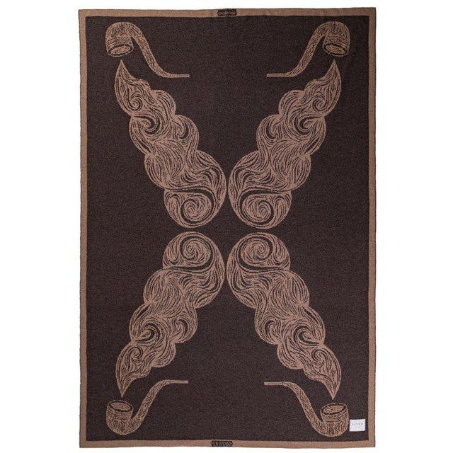 Pipes with smoke plumes drawn by Patch NYC 100% Yak