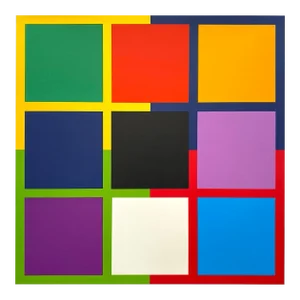 Jo Delahaut Vintage 1983 Minimalist Fine Art Serigraph " Sans Titre " Abstract Silkscreen Print