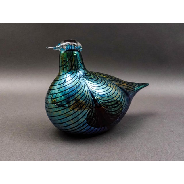 Mid 20th Century Iittala Finland Oiva Toikka Nuutajarvi