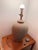Monumental 1980s Postmodern Beehive Plaster Table Lamp | Original Cone Shade For Sale - Image 4 of 12