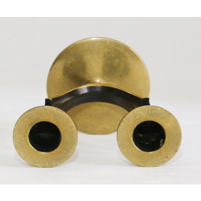 1950s Vintage Bronze Candleholder, 1950s For Sale - Image 5 of 8