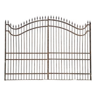 Antique 20th Century Wrought Iron Gate For Sale