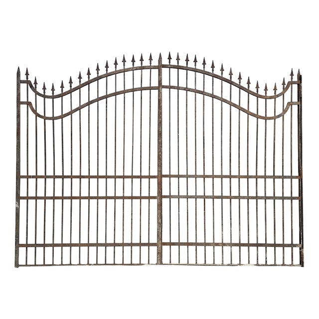 Antique 20th Century Wrought Iron Gate For Sale