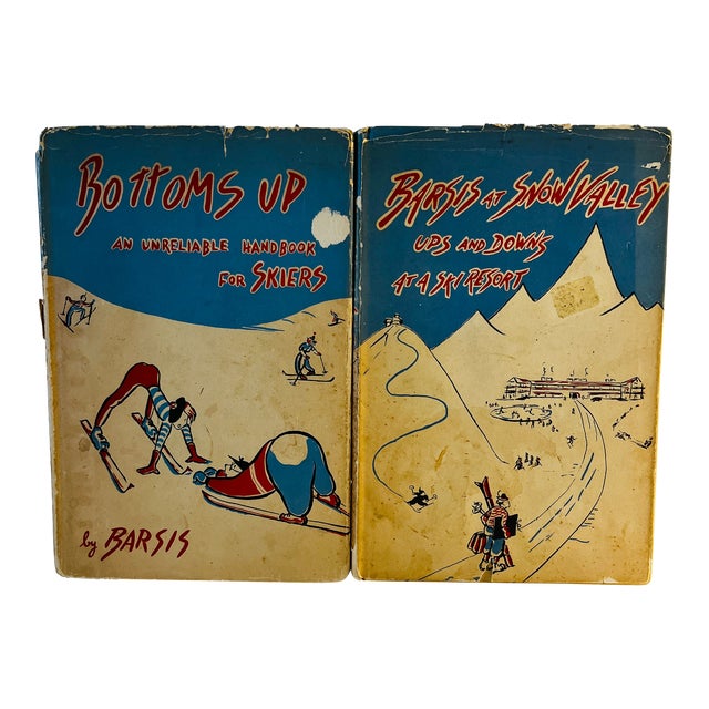 1940 Max Barsis Skiing Books - Set of 2 For Sale