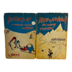 1940 Max Barsis Skiing Books - Set of 2