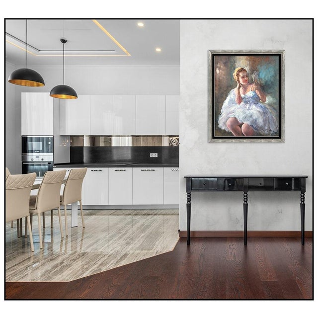 Message us to inquire about custom framing options! (Included for free with every purchase) The artwork here, "Reflections...