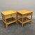 Wood Vintage Bamboo and Wood Nightstands with Drawers, 1970s, Set of 2 For Sale - Image 7 of 9