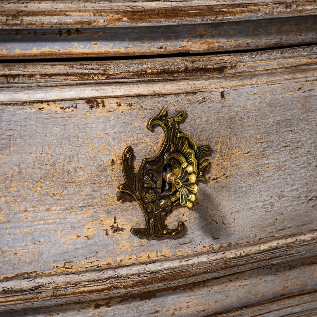Metal French Chest of Drawers, 1750s For Sale - Image 7 of 8
