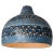 Bowl Blue Ceramic Pendant Light, Denmark, 1970 For Sale - Image 4 of 12