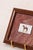 1910s Pair of Antique British Collector’s Cigarette Jockey Card | Custom Float Mount on Antique Red Marbled Book in Vintage Frame For Sale - Image 5 of 9