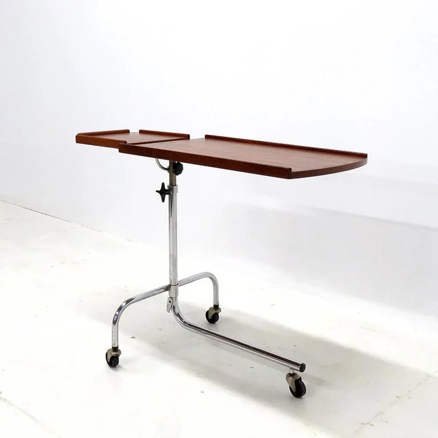 Danish Teak Reading and Serving Tables, 1950 For Sale In Los Angeles - Image 6 of 10