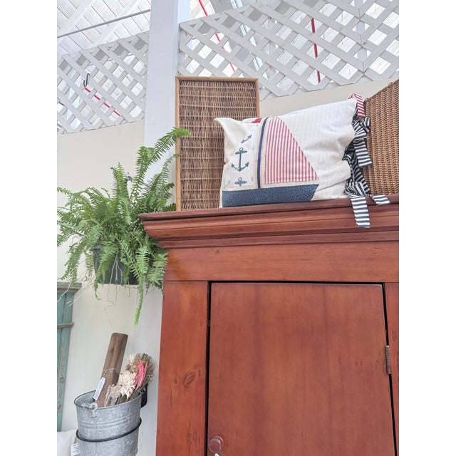 Antique 19th Century Pine Pantry Cabinet For Sale In Providence - Image 6 of 11