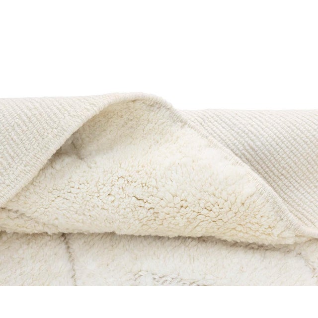 Hand-Knotted Wool Rug by Azele Studio For Sale - Image 6 of 9