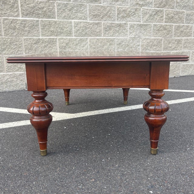 Ethan Allen British Classics British Colonial Maple Coffee or Cocktail