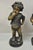 Victorian Late 20th Century Victorian Style Cast Bronze 29" Little Boy and Girl Statue Figure - A Pair For Sale - Image 3 of 12