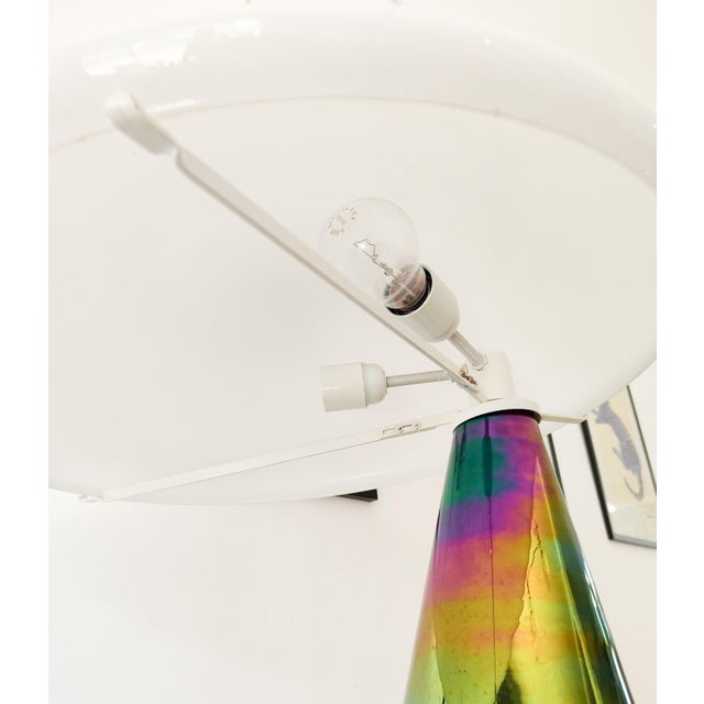 Lino Tagliapietra Large Murano Glass Table Lamp by Gambaro and Tagliapietra, 1980s For Sale - Image 4 of 12