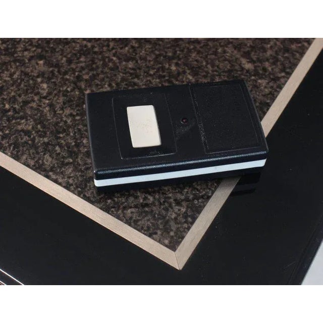 1990s Mid-Century Modern Remote Controlled Hi-Lo Adjustable Height Convertible Coffee/Dining Table For Sale - Image 6 of 13