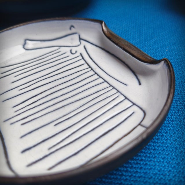 Ceramic Bowls by Jacques Innocenti for Vallauris, France, 1950s, Set of 2 For Sale - Image 11 of 18