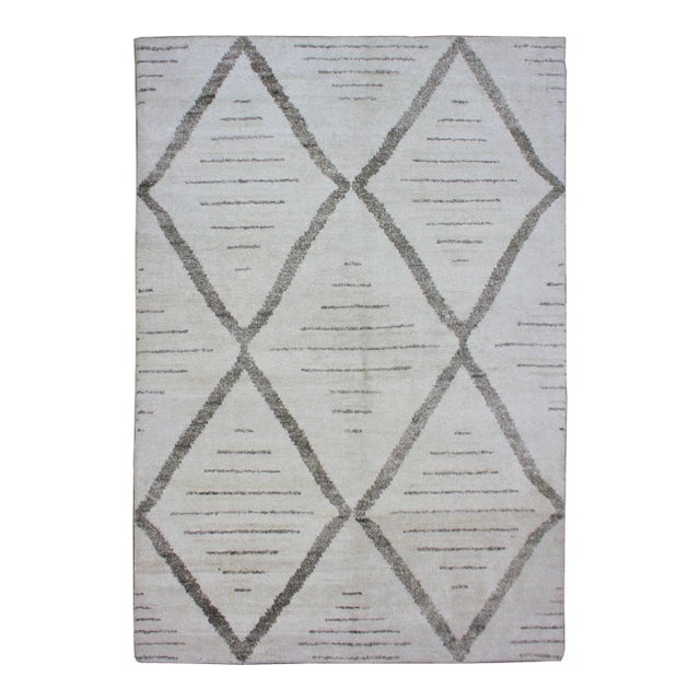 Hand Knotted Bamboo Rug - 10' X 14' For Sale