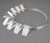 Plastic Judith Hendler Clear Acrylic Neck-Ring Choker Necklace For Sale - Image 7 of 18